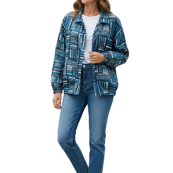 Cervelle Vintage Silk Jacket Size Small - Picture 1 of 11